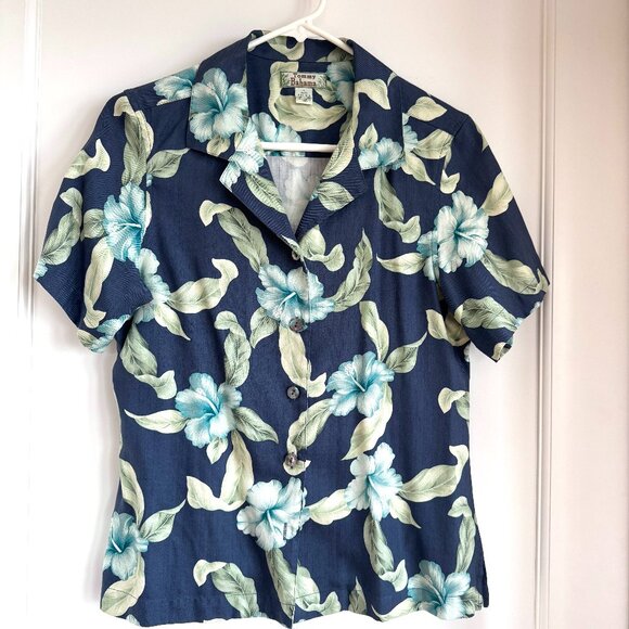 Tommy Bahama Silk Camp Shirt - Picture 1 of 4